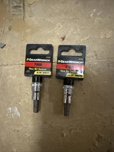 GEARWRENCH 80428D 7mm - 3/8" Drive Hex Bits Sockets MM Metric Tools New-LOT OF 2 - Bild 1 von 2