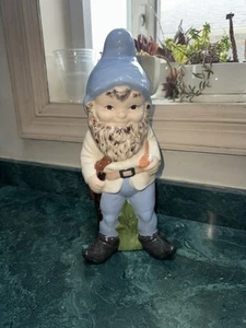 Vintage 1970s Alberta's Molds Garden Dwarf Gnome Ceramic MCM - Picture 1 of 5