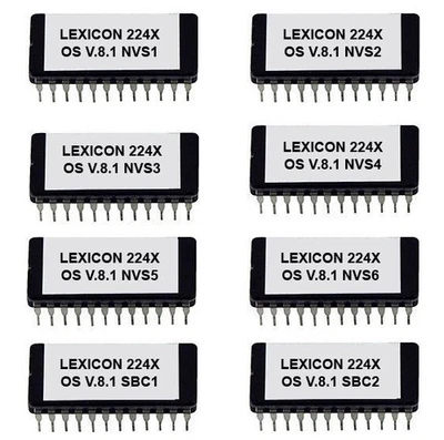 Lexicon 224X OS Version 8.1 Latest Firmware 224 X Update Upgrade Eprom Rom Chip - Imagen 1 de 3
