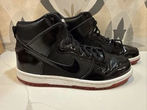 Nike SB Dunk High Pro Black Bred Size 7.5  - AJ7730-001 - Picture 1 of 11