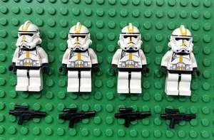 Clone Trooper YELLOW X4 7261 7655 Star Wars LEGO® Minifigure Figure - Picture 1 of 2