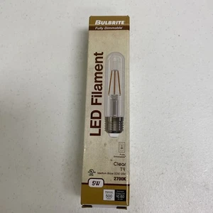 5W LED T9 5" 2700K FILAMENT E26 FULLY COMPATIBLE DIMMING JA8 - Picture 1 of 7