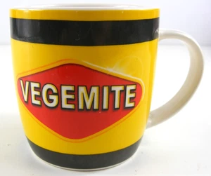 Vegemite Coffee Mug Ceramic Collectable New 400ml 10cm Yellow Black White - Bild 1 von 5
