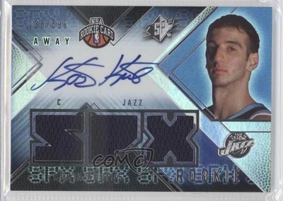 2008-09 SPx SPx Rookie Away /599 Kosta Koufos #165 Rookie Auto RC - Image 1 of 2