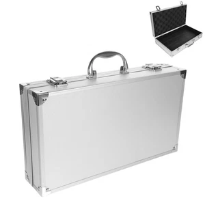 14 Zoll Aluminium Aktentasche mit Schloss: Aluminium Werkzeugkoffer Tragbare Tragetasche... - Bild 1 von 9