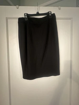 Falda Banana Republic para mujer HOL 14 vintage con cremallera 4 mezcla de lana negra Boucle Foto 1 de 4