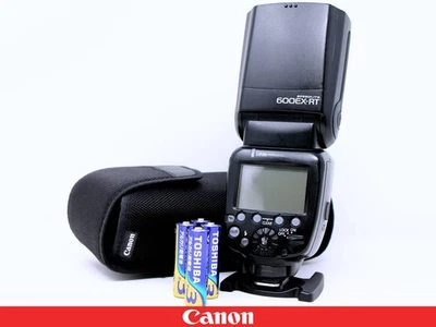 Canon SPEEDLITE 600EX-RT Flash Wireless + Case Excellent Condition JAPAN - Image 1 of 4