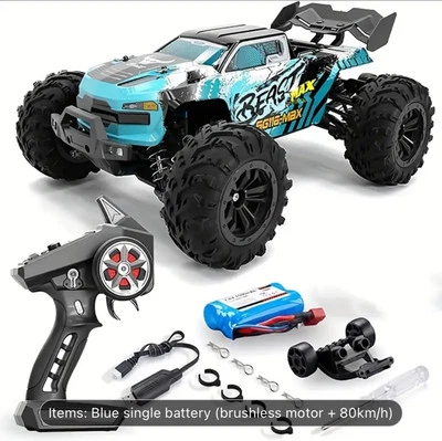 4WD RC 80+ km/h Off Road Waterproof Durable  1/16 Truck - Image 1 of 4