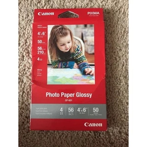 Canon PIXMA Inkjet Glossy Photo Paper 4 x 6 inches, 50 Sheets - GP-601 - Picture 1 of 4