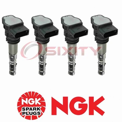 For Volkswagen Passat NGK 4 pc Ignition Coils 1.8L L4 2001-2005 93 - Image 1 of 4