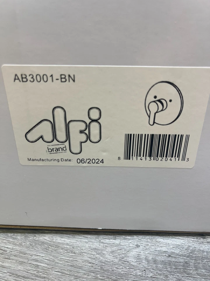 Válvula de ducha ALFI AB3001-BN con entrada áspera - níquel cepillado Foto 1 de 4