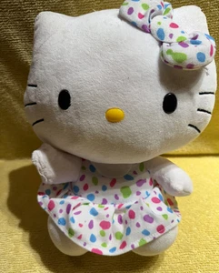 Ty Beanies Buddy di Sanrio - Hello Kitty - Abito grande 12" peluche a pois e fiocco - Foto 1 di 3