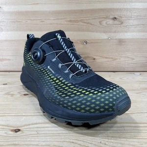 Icebug NewRun GTX Running Shoes Men's 10.5 Black/Poison Studs BOA Waterproof - Picture 1 of 11