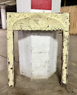 Scarce Antique Cast Iron 3D Hooded Shell Design Fireplace Surround 30.25 X 24.5?