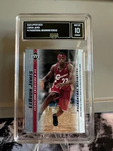 Lebron James 2003 Upper Deck Phenomenal Beginning #11 Rookie RC GMA 10 gemas como nuevo - Imagen 1 de 2