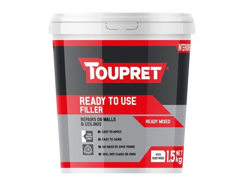 Toupret - Enduit prêt à l'emploi 1,5kg - Photo 1/1