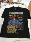 SUPERMAN 2001 DC COMICS BLACK T SHIRT L