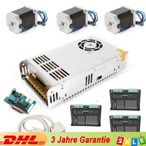 3Achse CNC Nema23 Schrittmotor 270oz-in 3A +Treiber DM542A 4.2A Steuerung Kit - Bild 1 von 14