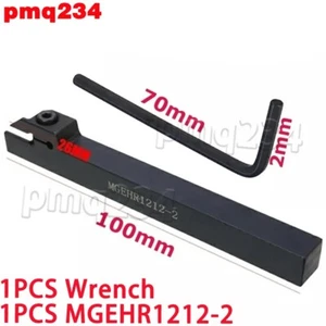 1P MGEHR1212-2 Lathe Cutter Grooving Tool Holder for MGMN200 CNC Carbide Inserts - Picture 1 of 2