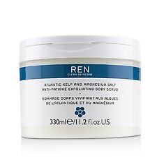 REN Atlantic Kelp And Magnesium Salt Anti-Fatigue Exfoliating Body Scrub 11.1 oz