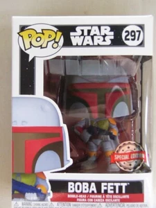 Pop Vinyl Boba Fett 297 Funko Star Wars with .6mm PROTECTOR - Picture 1 of 5