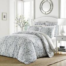 Stone Cottage Comforter Set 3-Pcs Cotton Full/Queen Size Pastel Blue Floral