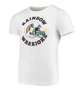 University Of Hawaii Rainbow Warriors Football T-Shirt; White;Men’s XL;NWOT;Rare - Picture 1 of 8