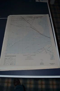 1940's Army topo map Virginia Point Texas City Texas Sheet 7042 IV SW Wilson Pt. - Picture 1 of 1