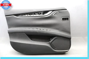 14-17 Maserati Ghibli Front Left Driver Side Interior Door Panel 105804212C Oem - Picture 1 of 22