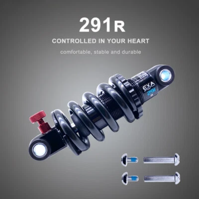 Amortiguador trasero ajustable 291R bicicleta 125/150/165 mm para MTB E-Scooter  Foto 1 de 4