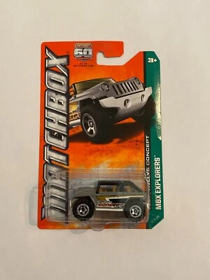2012 MATCHBOX MBX EXPLORERS JEEP WILLYS CONCEPT GRAY AND BLACK 117/120 - Image 1 of 4
