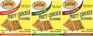 Savory Saltine Seasoning - Sampler Set of 3 - Picture 1 of 1