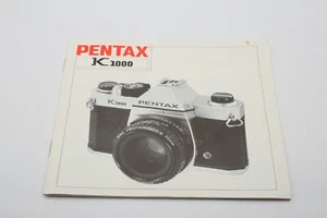 Pentax K1000 camera Instruction K-1000 Manual book- Original +NICE - Picture 1 of 9