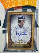 2023 Topps Chrome Gilded LARRY WALKER Gallery of Gold #'d 50 BL1