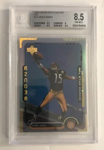 1998 Upper Deck Encore Hines Ward Gold F/X /125 #22 Rookie Steelers SP BGS 8.5 - Picture 1 of 2