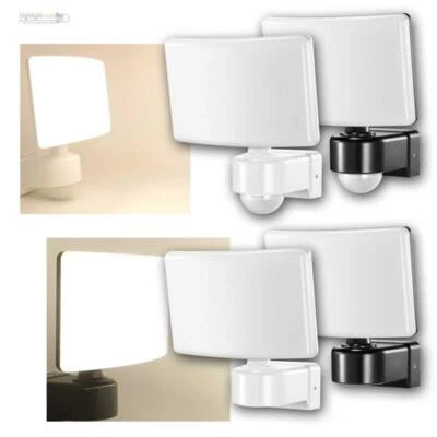 LED Eingangs-Leuchte IP65 mit Bewegungsmelder, 30W 2200lm Scheinwerfer, PIR 240° - Bild 1 von 4