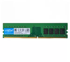 For Crucial 8GB 1RX8 PC4 2400T DDR4 19200mhz UDIMM Desktop Memory RAM 288pin - Picture 1 of 5