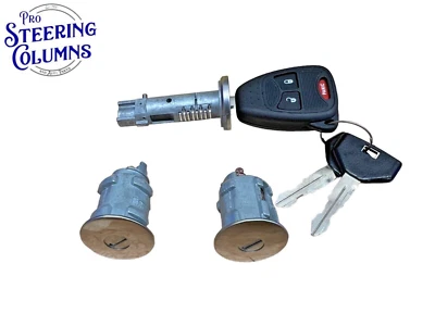 ПОДХОДИТ ДЛЯ 06-10 CHRYSLER PT CRUISER ЗАЖИГАНИЯ И ДВЕРИ ЗАМОК ЦИЛИНДРОВ КОМПЛЕКТ С КЛЮЧАМИ НОВЫЙ! - Изображение 1 из 4