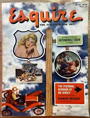 1950 June Esquire Magazine Automobile Show Ben Hogan Chris Craft, Nash, Frazier - Image 1 of 4