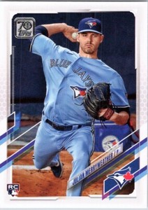 2021 Topps #581 Julian Merryweather RC Toronto Blue Jays