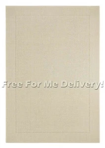 SUNSET ROPE BEIGE INDOOR OUTDOOR SIMPLE MODERN FLOOR RUG (XS) 80x150cm *FREE DEL - Picture 1 of 3