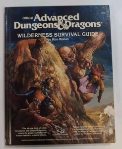 AD&D WILDERNESS SURVIVAL GUIDE ADVANCED DUNGEONS & DRAGONS TSR HC 1986 RPG - Picture 1 of 12