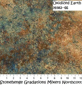 Stonehenge Gradations Mixers Quilt fabric Cotton 39382-66 OXIDIZED EARTH Brown - Picture 1 of 11