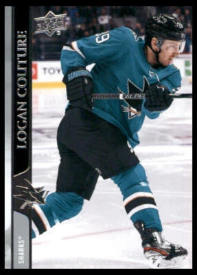 2020 Upper Deck #397 Logan Couture San Jose Sharks Hockey Card - Image 1 of 2