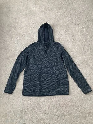 Nike Sweatshirt Womens Large Black & Gray Hoodie Running Training l - Image 1 of 3