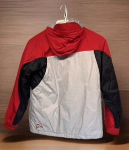 EUC Burton p13 Snowboarding Jacket Size XL (18-20) Red-Black-Light Grey - Picture 1 of 12