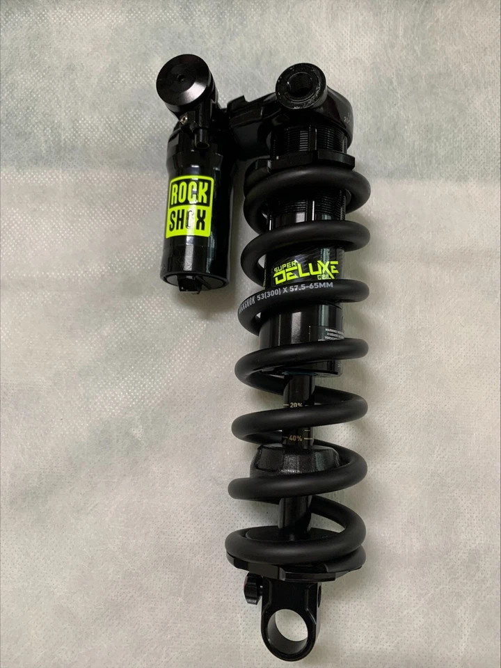 NEW SUPER DELUXE Rear Shock COIL RTR TRUNNION 205X62.5MM 300LB - Image 1 of 4