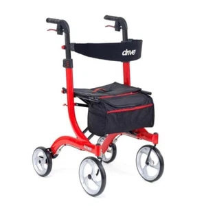 Outdoors Nitro Rollator with 4 Wheels, Brakes, Seat And Storage Bag Tall Version - Picture 1 of 2