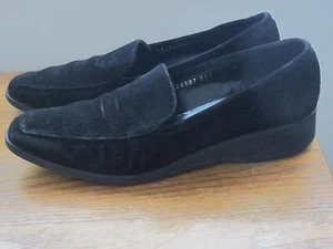 PREOWNED SALVATORE FERRAGAMO SUEDE SPORT LOAFERS WOMENS SIZE 8 B - Picture 1 of 10