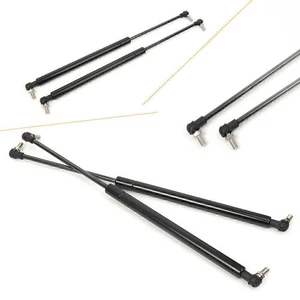 Rear Hatch Lift Supports Struts  For Honda Civic 1992-1995 Black  pair - Picture 1 of 7